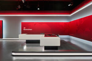 ntv News Studio broadcast architecture by Veech x Veech
