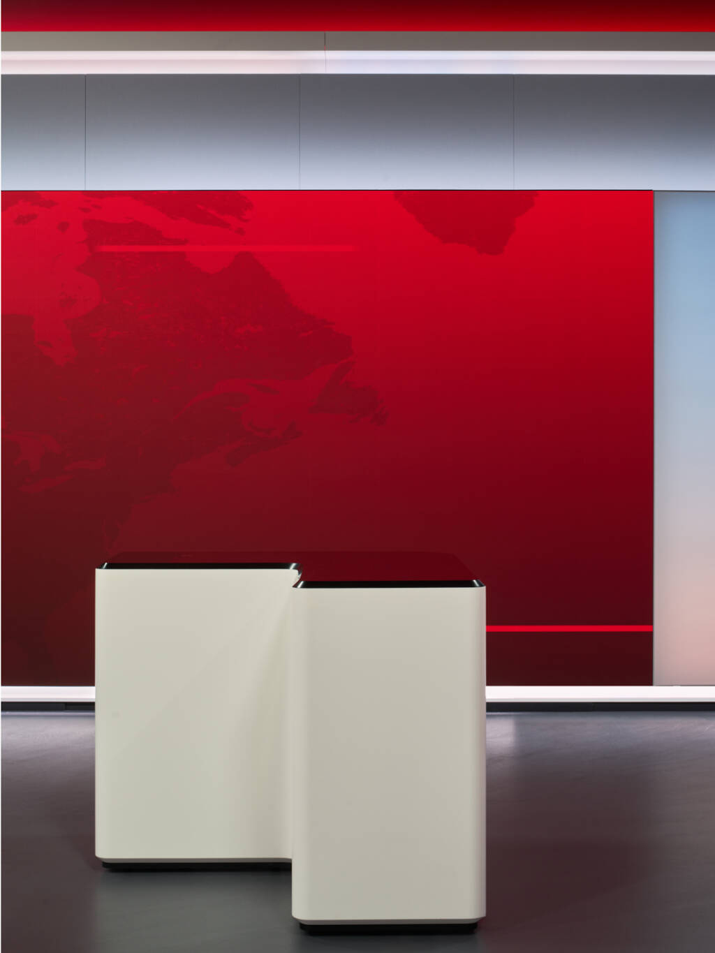 ntv News Studio broadcast architecture by Veech x Veech